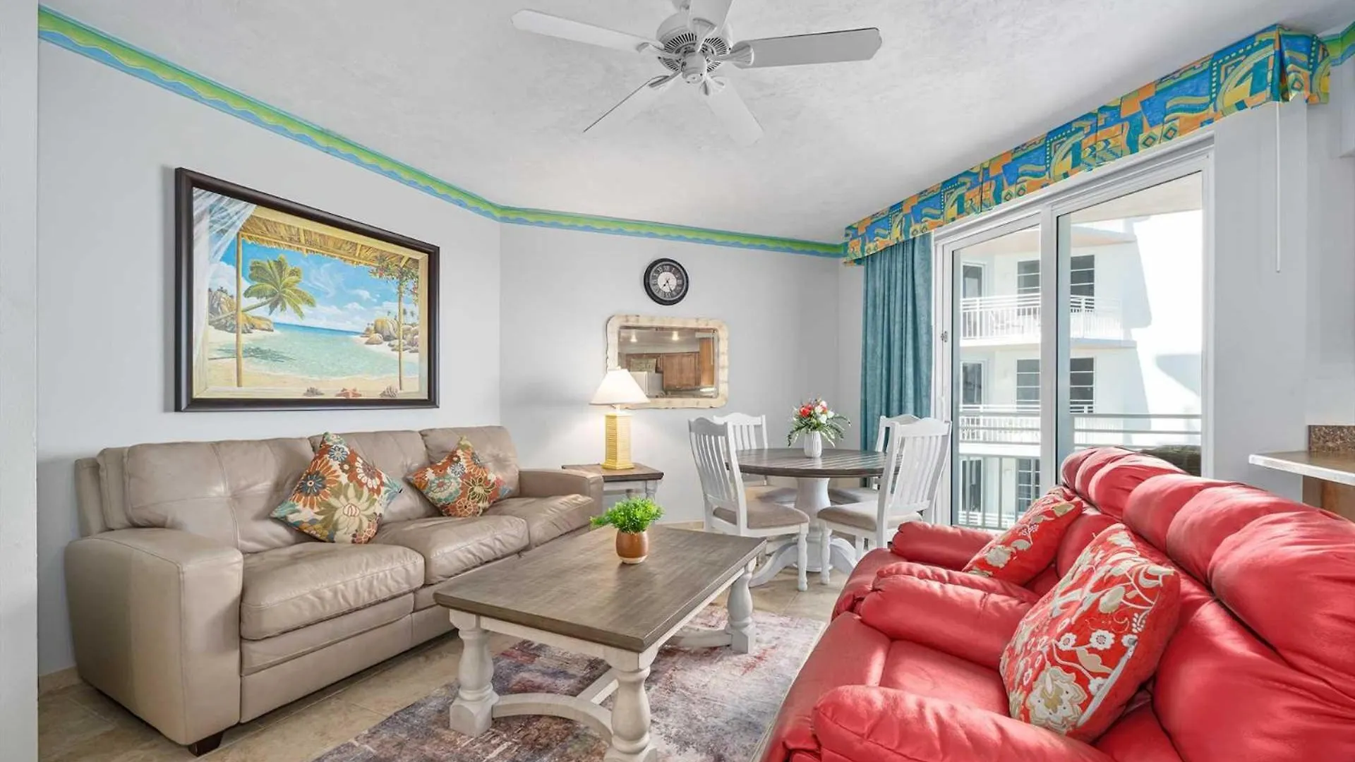 Stunning 2Br Oceanfront Beach Villa - 3 Balconies 代托纳海滩 度假居